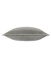 Furn Charcoal Dove Meridian Velvet Cushion - Image 3 of 4
