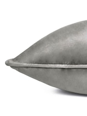Furn Charcoal Dove Meridian Velvet Cushion - Image 4 of 4