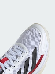 adidas White Courtquick Padel Shoes - Image 3 of 4