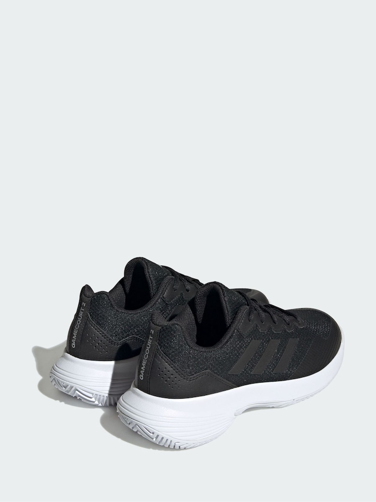 adidas Black Gamecourt 2.0 Tennis Shoes - Image 2 of 4 adidas Black Gamecourt 2.0 Tennis Shoes - Image 2 of 4