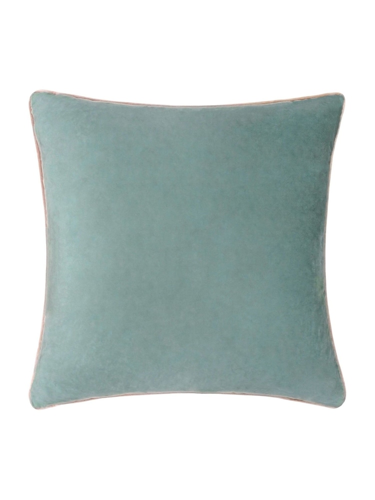 Furn Mineral Blush Meridian Velvet Cushion - Image 2 of 4 Furn Mineral Blush Meridian Velvet Cushion - Image 2 of 4