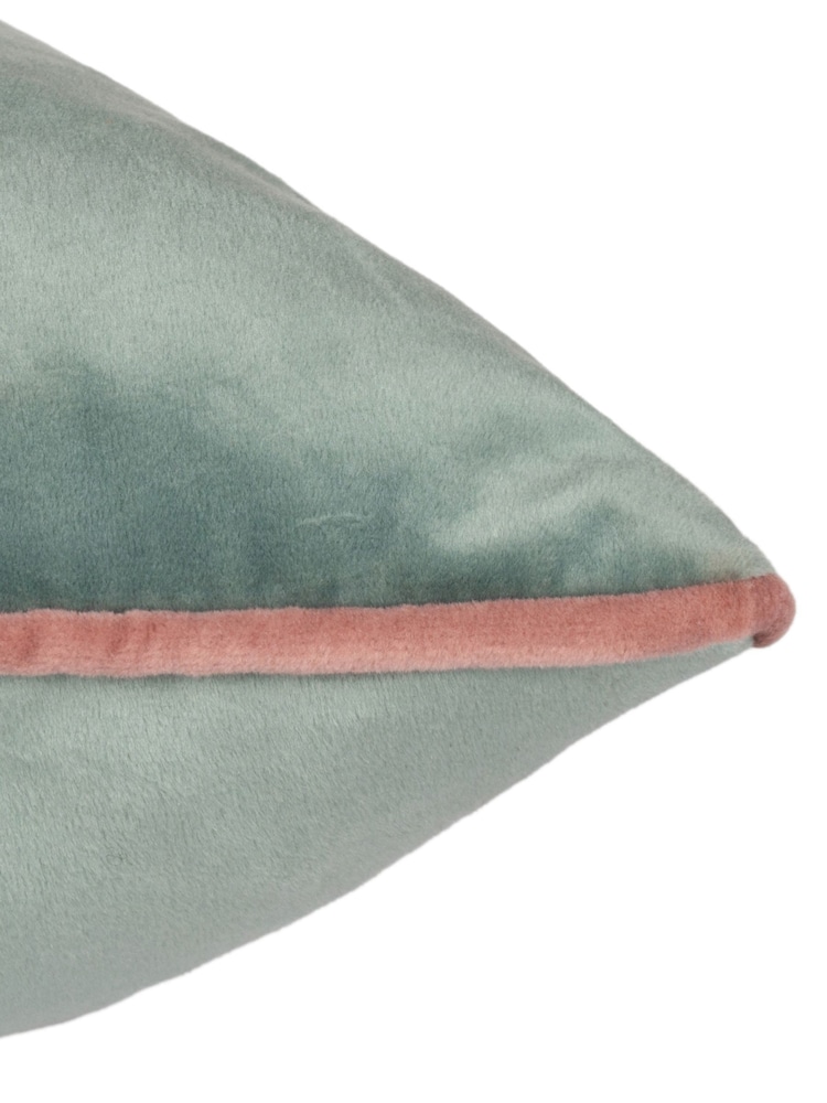 Furn Mineral Blush Meridian Velvet Cushion - Image 4 of 4