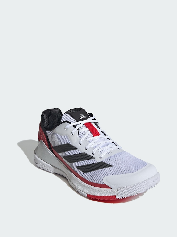 adidas White Crazyquick Padel Shoes - Image 1 of 4