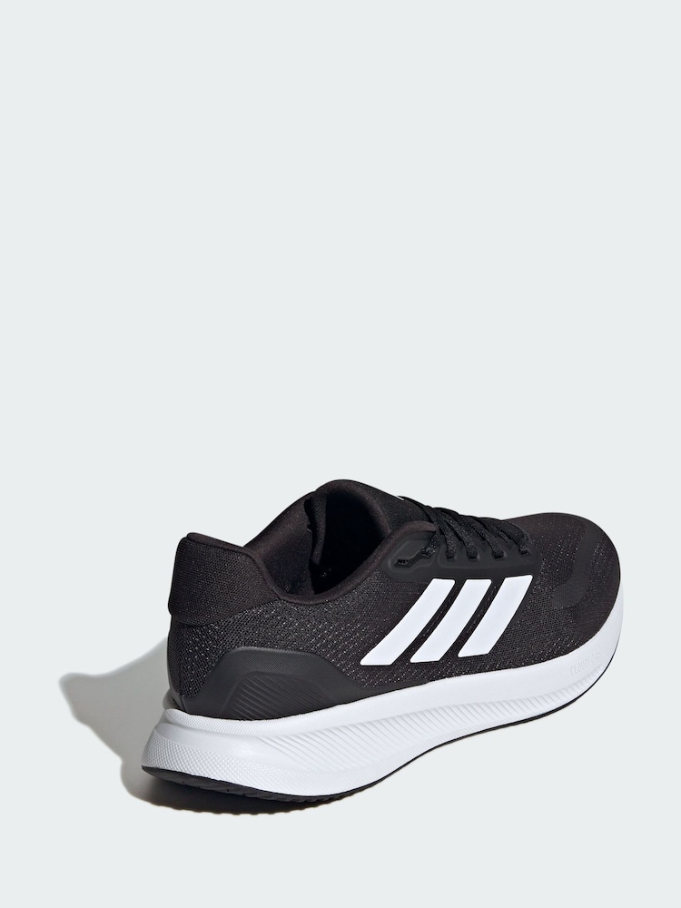adidas Black Runfalcon 5 Wide Running Shoes - Image 2 of 4