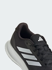 adidas Black Runfalcon 5 Wide Running Shoes - Image 3 of 4