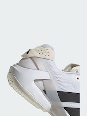 adidas White Adizero Ubersonic 5 Tennis Shoes - Image 3 of 4