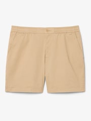 Lacoste Natural Relaxed Fit Stretch Cotton Shorts - Image 1 of 5