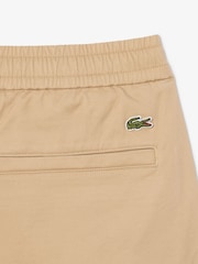 Lacoste Natural Relaxed Fit Stretch Cotton Shorts - Image 2 of 5