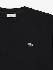 Lacoste Black Relaxed Fit Jersey T-Shirt - Image 8 of 8