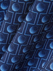 Lacoste Blue Regular Fit Ultra-Dry UPF 50 Jersey Golf Polo Shirt - Image 3 of 3