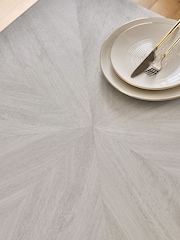 Grey Mia Marquetry 4 to 6 Seater Dining Table - Image 6 of 11