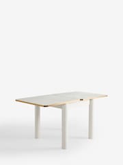 Grey Mia Marquetry 4 to 6 Seater Dining Table - Image 9 of 11