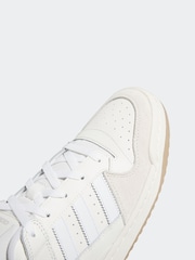 adidas Originals White Forum Low Classic Shoes - Image 3 of 4