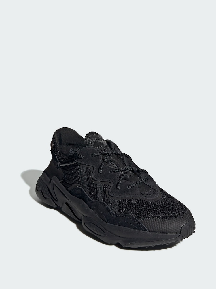 adidas Originals Black Ozweego Shoes - Image 1 of 7