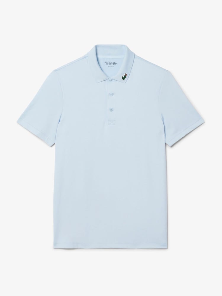 Lacoste Blue Regular Fit Ultra-Dry UPF50 Golf Polo Shirt - Image 1 of 3