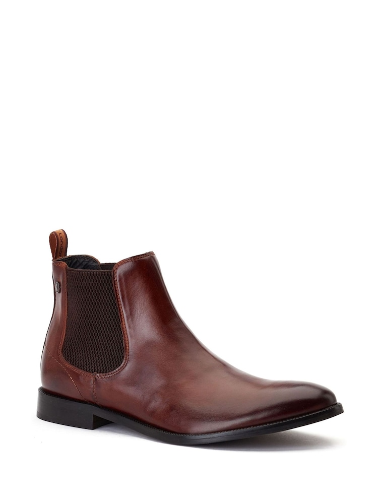 Base London Brown Carson Chelsea Boots - Image 2 of 4 Base London Brown Carson Chelsea Boots - Image 2 of 4