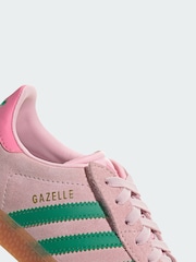 adidas Originals Pink Gazelle Comfort Closure Elastic Lace Shoes - Image 3 of 5