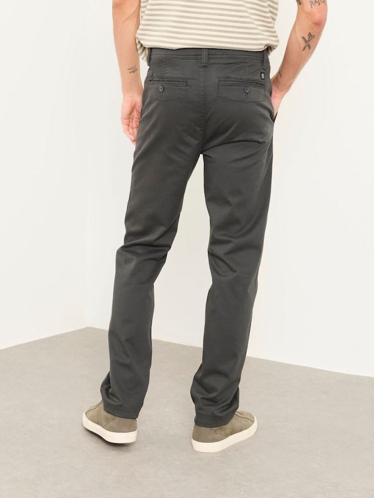 灰色 - FatFace Straight Fit Chinos - 圖片 2/6