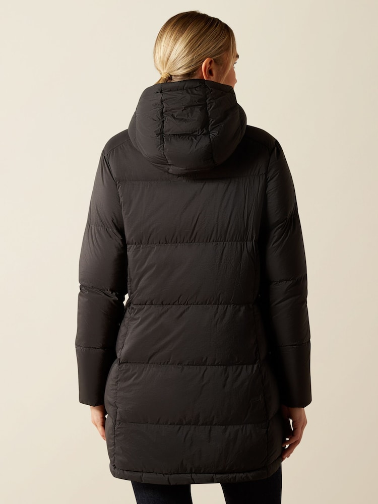 Ariat WMS Bright Down Black Coat - Image 2 of 5 Ariat WMS Bright Down Black Coat - Image 2 of 5