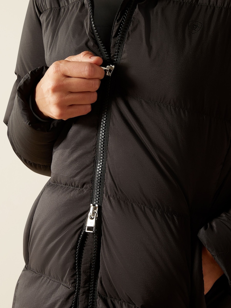 Ariat WMS Bright Down Black Coat - Image 5 of 5 Ariat WMS Bright Down Black Coat - Image 5 of 5