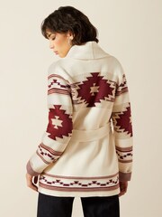 Ariat Womens Westward Southwest Brown Jumper - Image 2 of 4