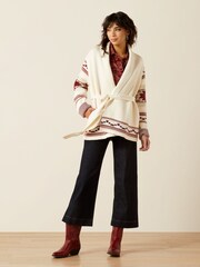 Ariat Womens Westward Southwest Brown Jumper - Image 3 of 4