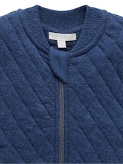 Purebaby Blue Quilted Vest - Image 4 of 4
