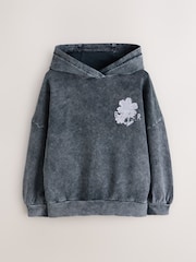 Baker by Ted Baker Oversized Acid Wash Hoodie - Image 1 of 6