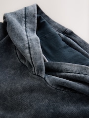 Baker by Ted Baker Oversized Acid Wash Hoodie - Image 3 of 6