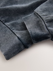 Baker by Ted Baker Oversized Acid Wash Hoodie - Image 5 of 6