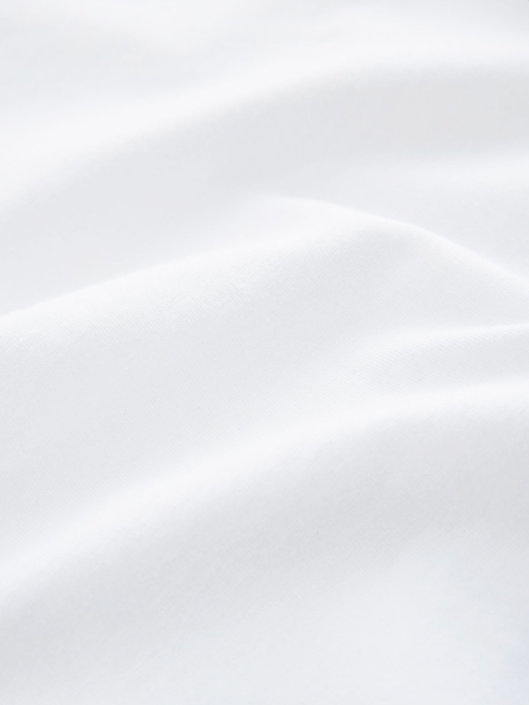 White DD+ Hidden Support Cotton Bandeau Bra Top - Image 6 of 6