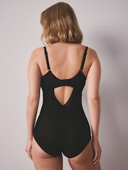 Black F-K Mesh Sculpting Bodysuit - Image 2 of 6