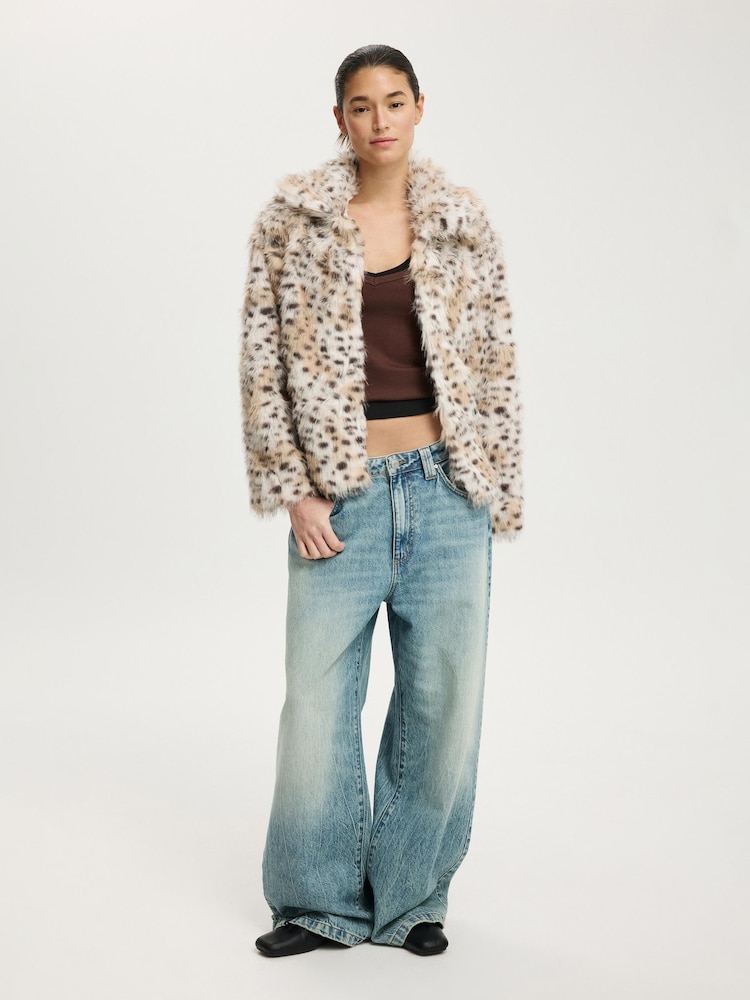 Natural - Cotton On Mimi Faux Jacket - Imaginea 8 din 8