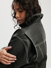 Cotton On Black Kai Bomber Jacket - Image 3 of 4