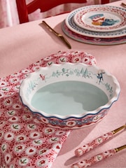 Cath Kidston Blue Christmas Journey Pie Dish - Image 1 of 5