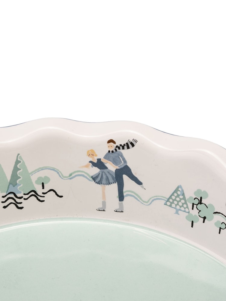 Cath Kidston Blue Christmas Journey Pie Dish - Image 5 of 5 Cath Kidston Blue Christmas Journey Pie Dish - Image 5 of 5