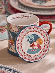 Cath Kidston Blue Christmas Journey Mug And Coaster Set - Image 5 of 8