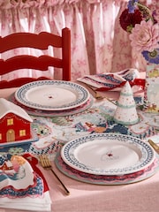 Cath Kidston Multi Christmas Polar Bear Print Dinner Plates - Image 4 of 4