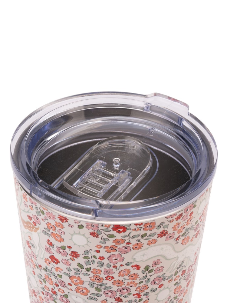 Cath Kidston Neutral Animal Ditsy Stainless Steel Travel Mug - Image 3 of 3 Cath Kidston Neutral Animal Ditsy Stainless Steel Travel Mug - Image 3 of 3