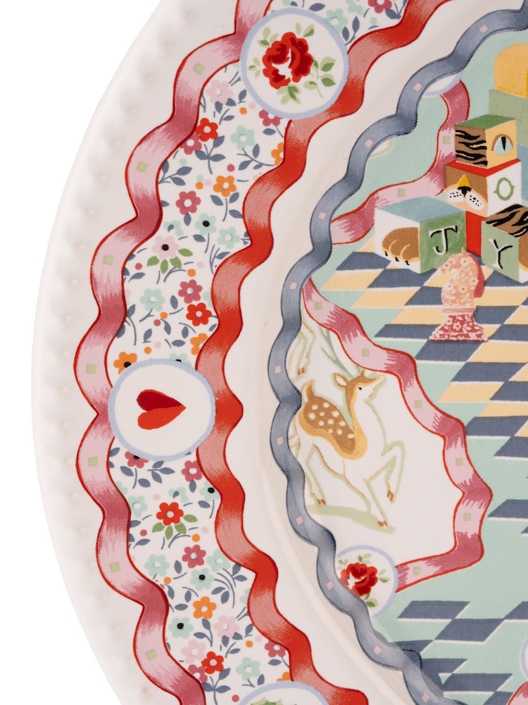 Cath Kidston Blue Christmas Journey Platter - Image 4 of 4 Cath Kidston Blue Christmas Journey Platter - Image 4 of 4