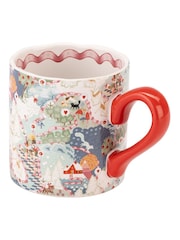 Cath Kidston Blue Christmas Journey Shortie Mug - Image 3 of 4
