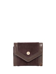 Dune London Brown Medium Kamara Foldover Card Holder - Image 1 of 4