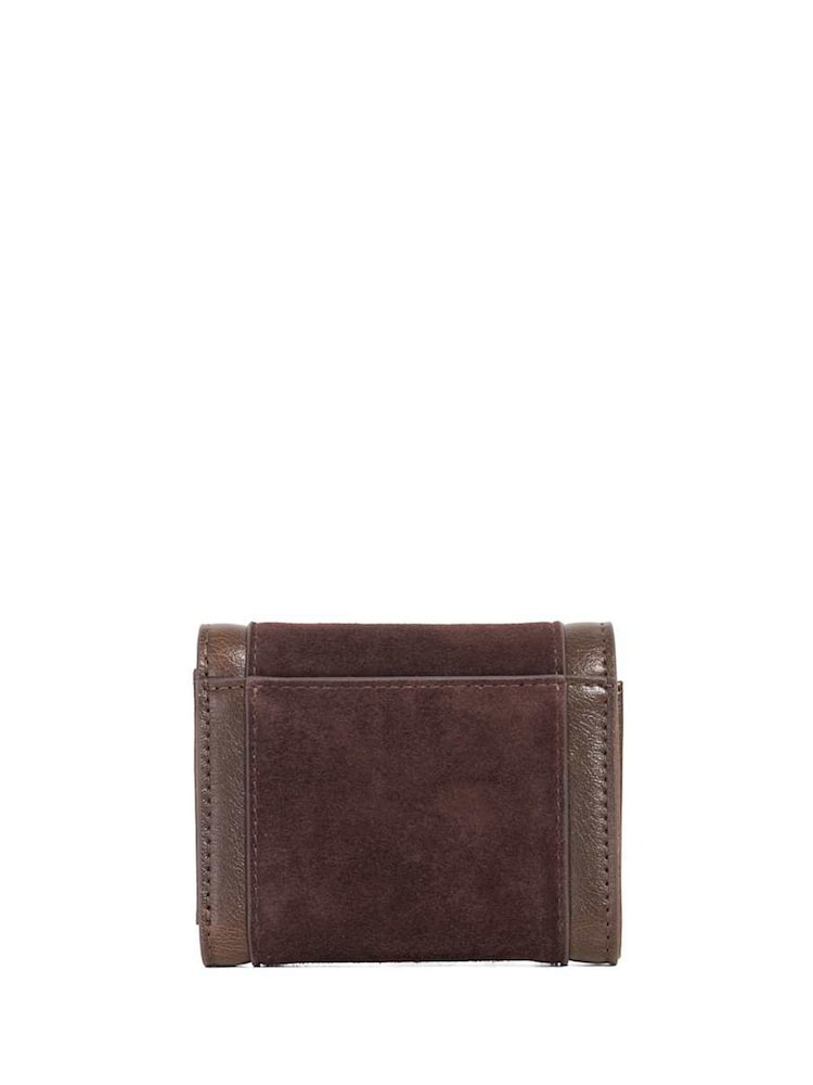 Dune London Brown Medium Kamara Foldover Card Holder - Image 2 of 4 Dune London Brown Medium Kamara Foldover Card Holder - Image 2 of 4
