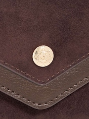Dune London Brown Medium Kamara Foldover Card Holder - Image 4 of 4