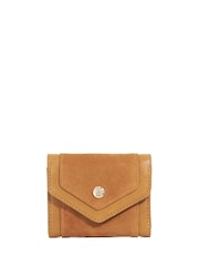 Dune London Brown Medium Kamara Foldover Card Holder - Image 1 of 5