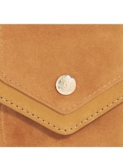 Dune London Brown Medium Kamara Foldover Card Holder - Image 5 of 5