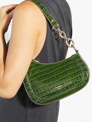 Dune London Green Small Direction Smart Scoop Shoulder Bag - Image 5 of 5