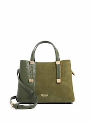 Dune London Green Dinkydorry Mini 3 Part Tote Bag - Image 1 of 5