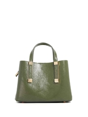 Dune London Green Dinkydorry Mini 3 Part Tote Bag - Image 3 of 5