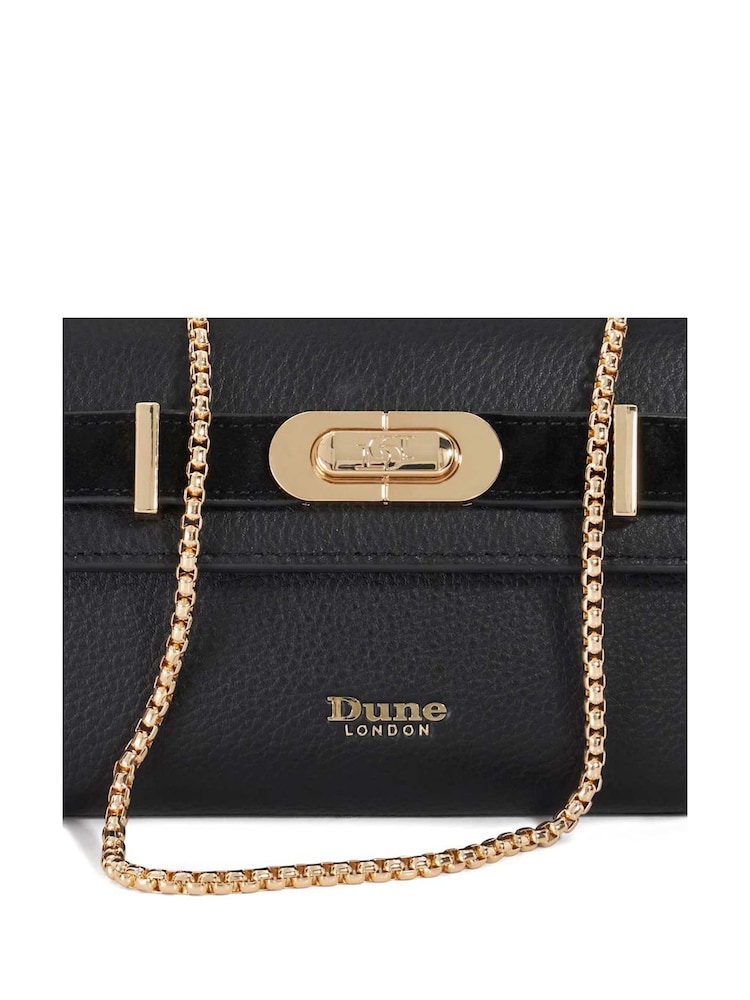Dune London Black Showmance Belted Phone Cross-Body Bag - Image 4 of 4